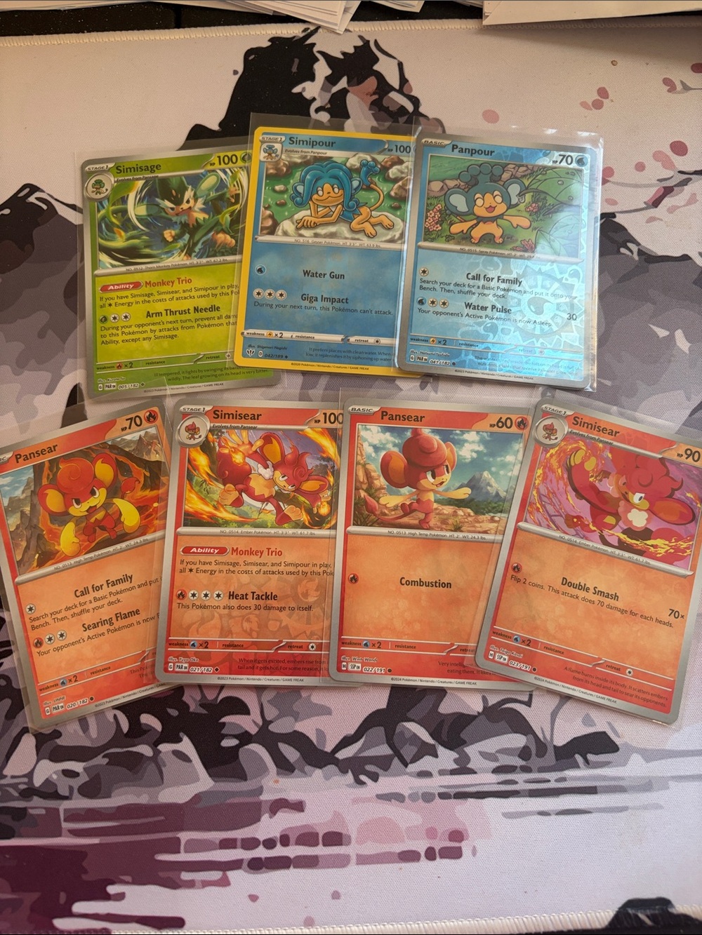 Elemental Monkey Pokémon Lot | 7 Cards | Reverse Holo | Pokémon TCG ✨5/$25✨